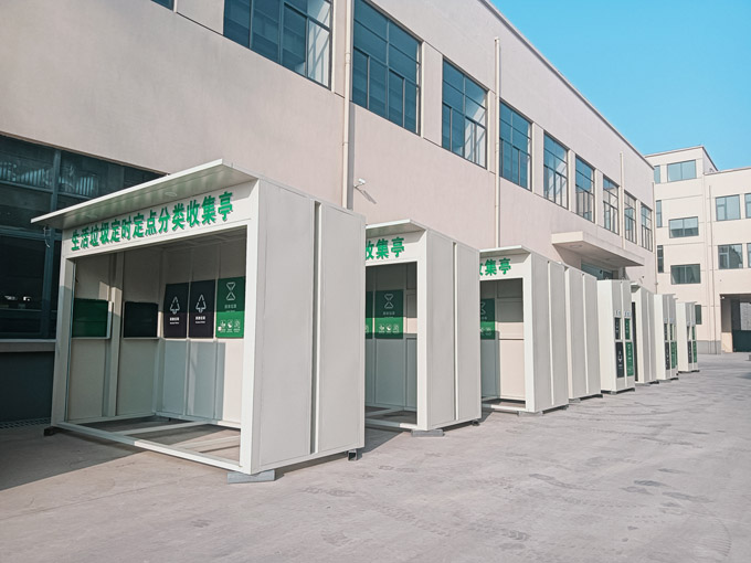 江阴分类垃圾亭顺利完工交付